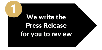 "Press release workflow visualization"