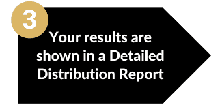 "Detailed report arrow graphic"